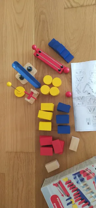 Juego de madera carrera de dominó