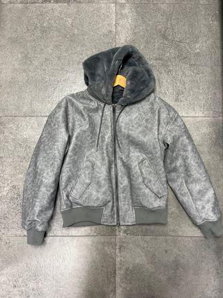 Chaqueta reversible Zara gris