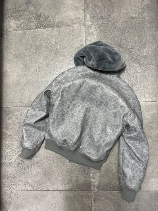 Chaqueta reversible Zara gris