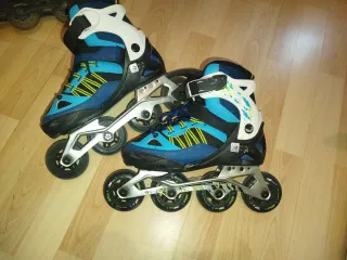 Set Patines en Línea, bolsa y protecciones