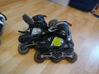 Set Patines en Línea, bolsa y protecciones