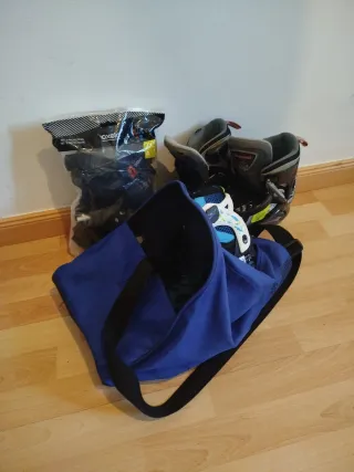 Set Patines en Línea, bolsa y protecciones