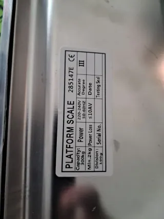 Bilancia digitale 300kg