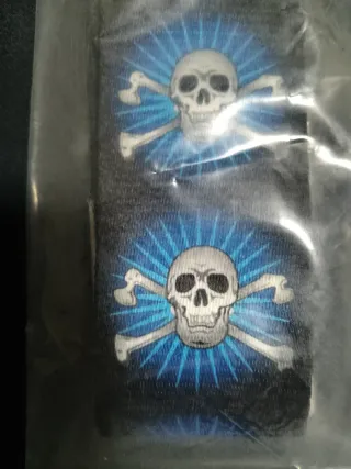 Correas guitarra P&P calaveras
