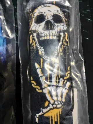 Correas guitarra P&P calaveras