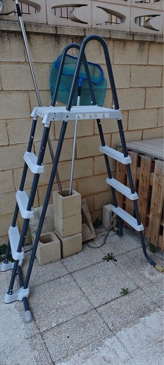 Piscina desmontable con depuradora