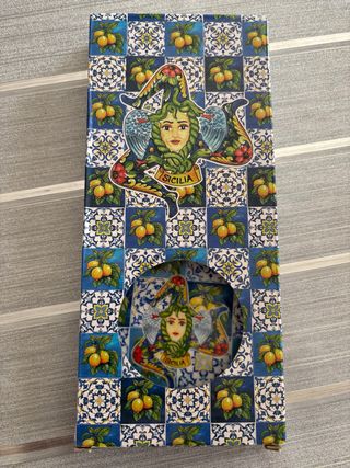 Poggiamestolo Ceramica Trinacria Sicilia