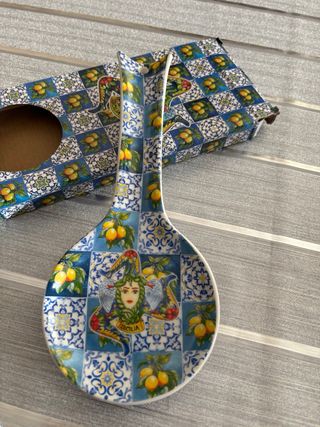 Poggiamestolo Ceramica Trinacria Sicilia