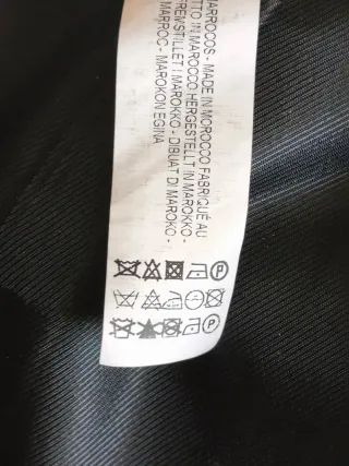 Abrigo de paño gris Zara