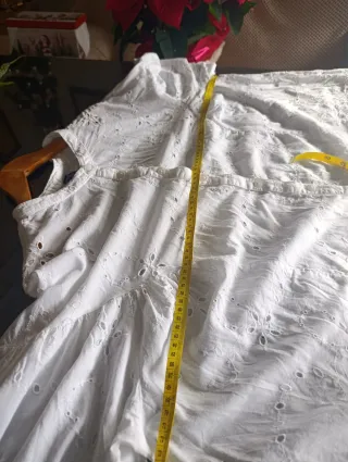 Blusa bordado inglés blanca