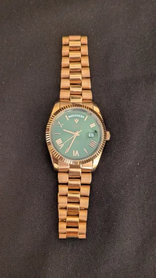 Reloj Cadisen Automático Miyota Oro Verde