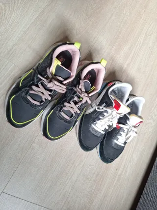 Zapatillas Puma Negras y Rosas