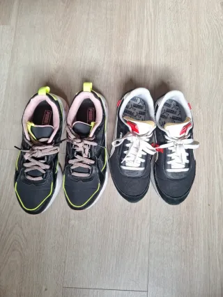 Zapatillas Puma Negras y Rosas