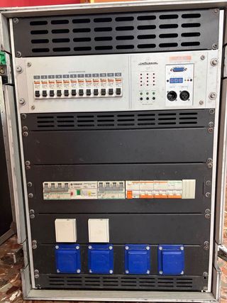 Dimer y cuadro de iluminación profesional