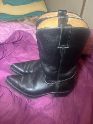 Stivali texani in pelle