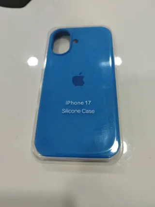 Funda iPhone 17 Silicona Azul