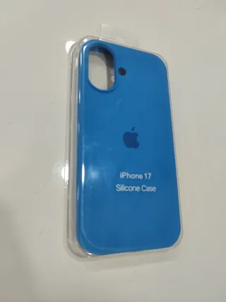 Funda iPhone 17 Silicona Azul