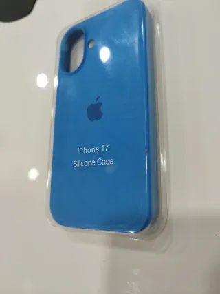 Funda iPhone 17 Silicona Azul