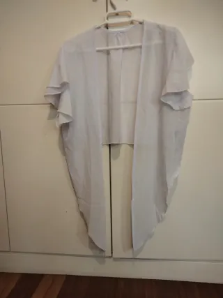 Blusa de verano blanca talla única