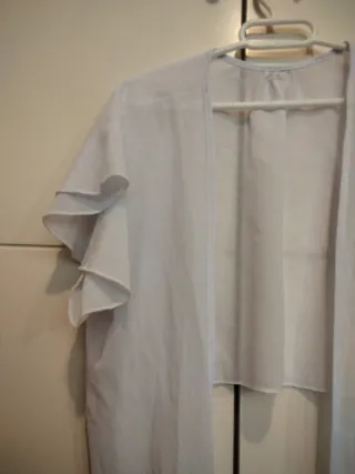 Blusa de verano blanca talla única