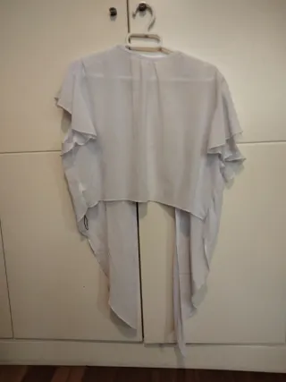 Blusa de verano blanca talla única
