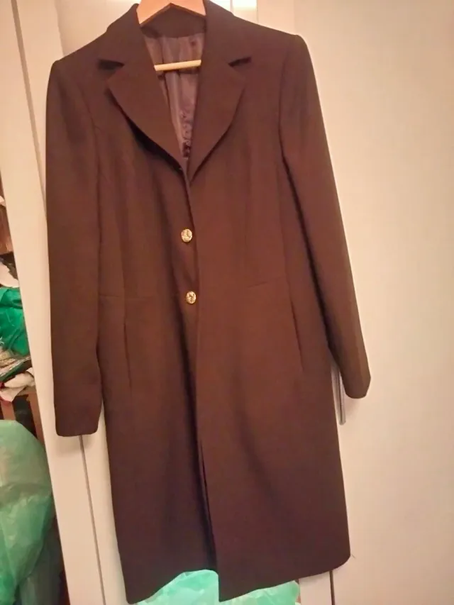 Chaquetón mujer marrón talla 44