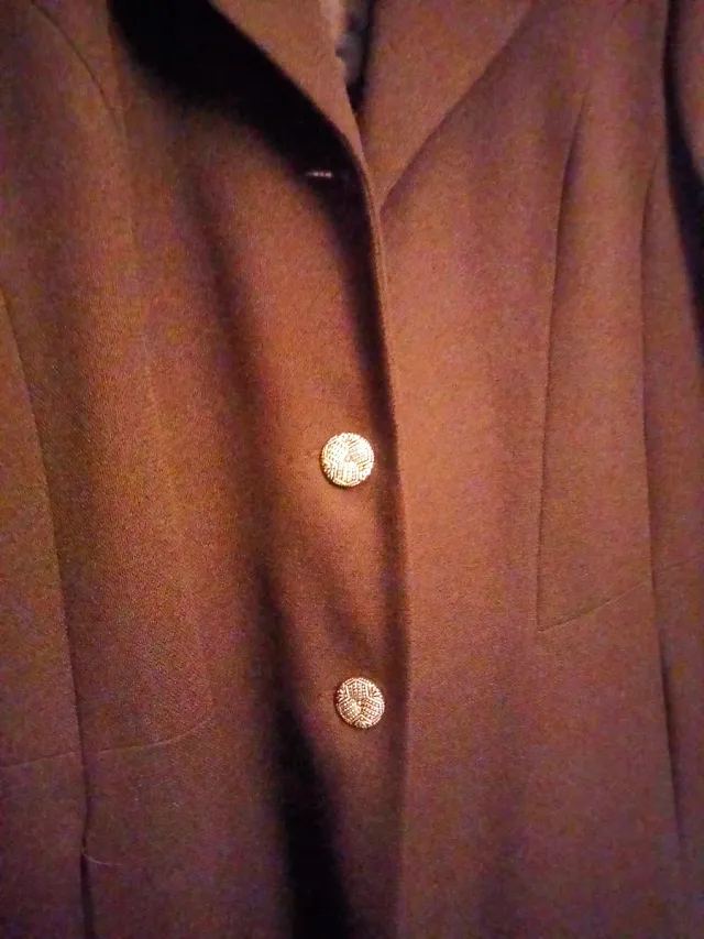 Chaquetón mujer marrón talla 44