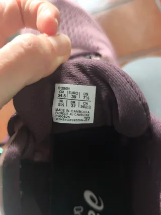 Asics Contend 9 Rosa/Morado Talla 39