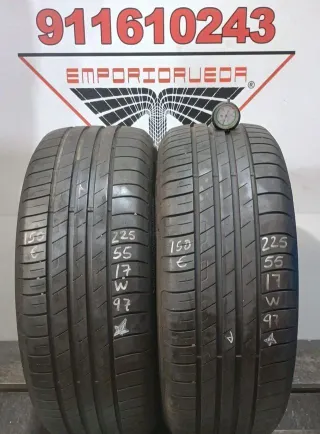 225 55 17 W GOODYEAR RUEDA AL 90% VIDA UTIL