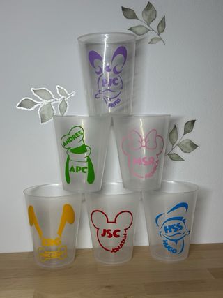 Vasos personalizados Mickey y amigos
