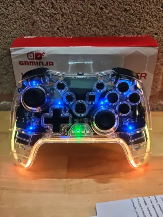 Mando Gaminja para Switch ( 1 y 2 ) Transparente