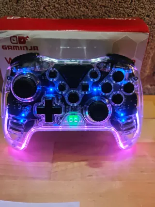 Mando Gaminja para Switch ( 1 y 2 ) Transparente