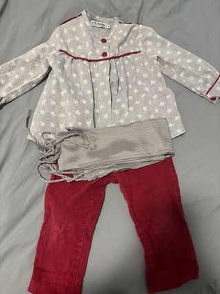 traje fallero huertano en talla 18 meses
