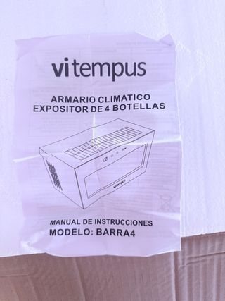 Vinoteca - Enfriador de Vino para  4 Botellas