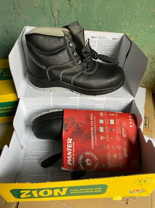 lote calzado de seguridad Panter negras