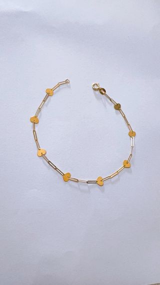 Bracciale Cuori in Oro Giallo 18kt 750