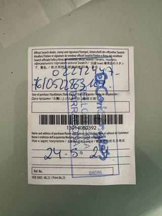 Reloj Swatch Irony Negro y Plateado