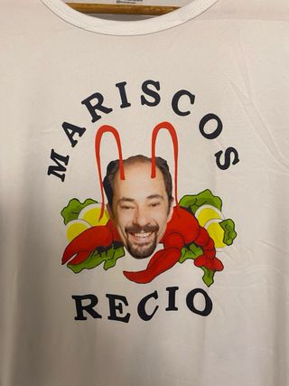Camiseta Mariscos Recio Blanca