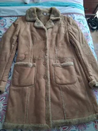 Abrigo largo pelo mujer talla M