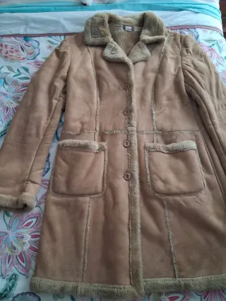 Abrigo largo pelo mujer talla M