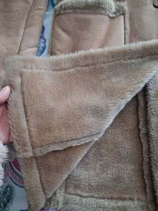 Abrigo largo pelo mujer talla M