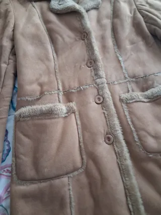 Abrigo largo pelo mujer talla M