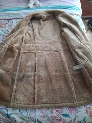 Abrigo largo pelo mujer talla M