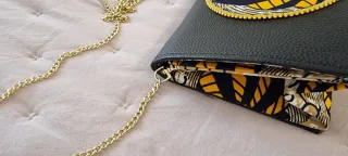 Bolso Kua hecho a mano en Ghana. Sin estrenar