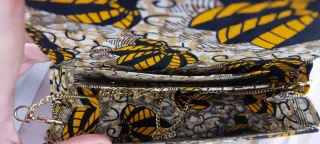Bolso Kua hecho a mano en Ghana. Sin estrenar
