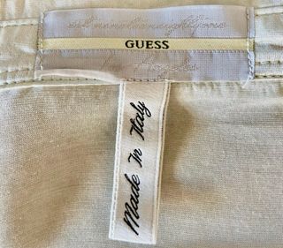 Blusa Guess verde cruzada