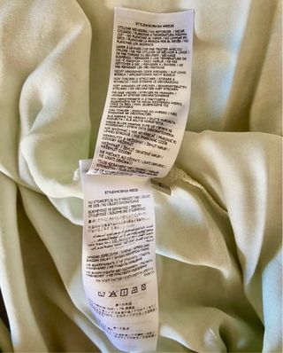 Blusa Guess verde cruzada