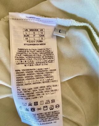 Blusa Guess verde cruzada