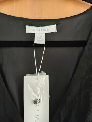 Vestido Demisu Negro Talla XL