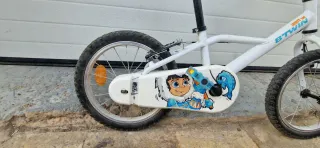 Bicicleta infantil blanca